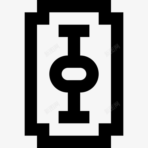 剃须刀刀片理发店3直线型图标svg_新图网 https://ixintu.com 刀片 剃须刀 理发店 直线 线型