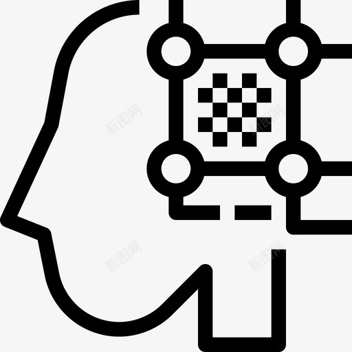 脑系统教育人图标svg_新图网 https://ixintu.com 人 学习 教育 教育知识 脑系统