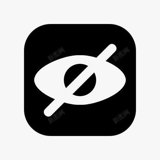 眼隐看图标svg_新图网 https://ixintu.com 看 眼 隐