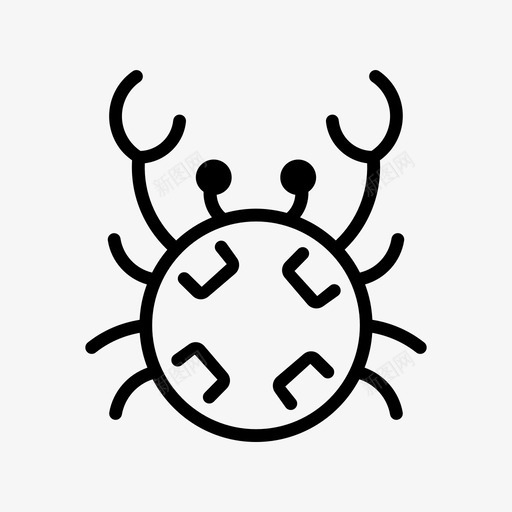 螃蟹动物鱼图标svg_新图网 https://ixintu.com 动物 沙子 海洋动物 螃蟹 餐馆 鱼 龙虾