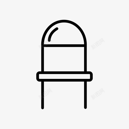 椅子办公椅家具和家居用品图标svg_新图网 https://ixintu.com 办公椅 坐椅 客厅 家具 家居用品 座位 椅子