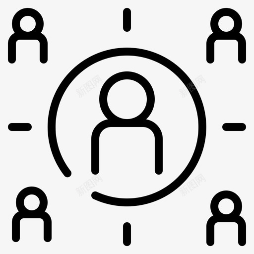 招聘用户人员专业招聘人员图标svg_新图网 https://ixintu.com 专业 业务图标集01 招聘人员 招聘用户人员