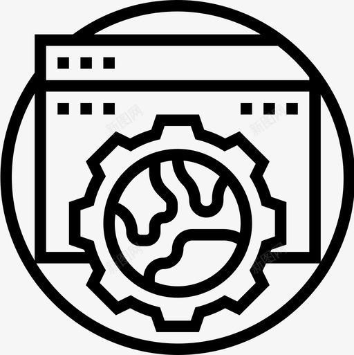 设置网页135线性图标svg_新图网 https://ixintu.com 线性 网页设计135 设置
