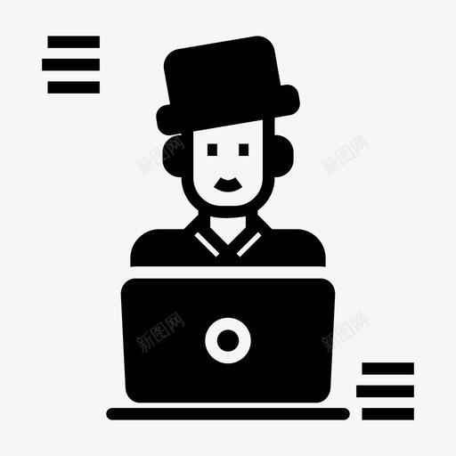 在线用户互联网冲浪者互联网用户图标svg_新图网 https://ixintu.com ux字形图标 互联网冲浪者 互联网用户 在线商人 在线用户 界面用户界面