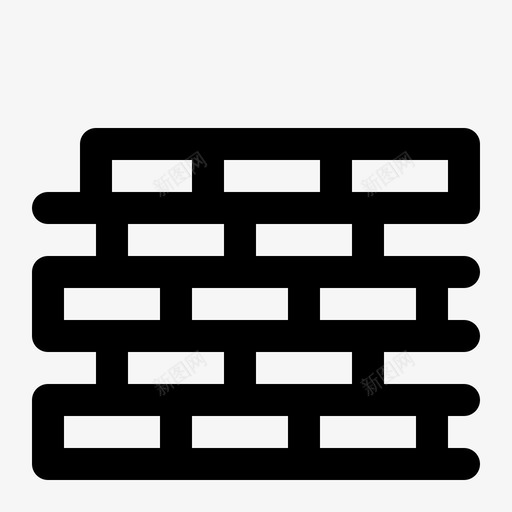 砖头劳力工具图标svg_新图网 https://ixintu.com 劳力 劳动 工具 砖头