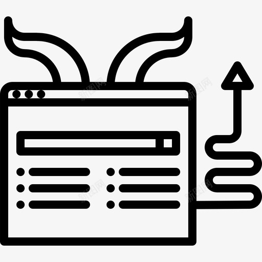 黑暗恶魔黑客图标svg_新图网 https://ixintu.com 保护 安全 恶魔 数据 黑客 黑暗