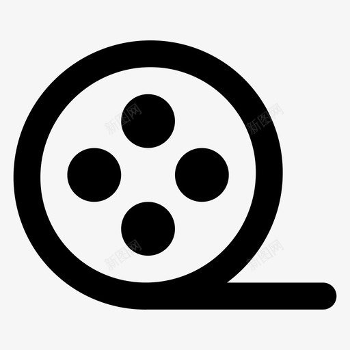 胶卷相机设备图像卷图标svg_新图网 https://ixintu.com 卷轴 图像 图标 字形 材料 用户界面 相机 胶卷 视频 设备