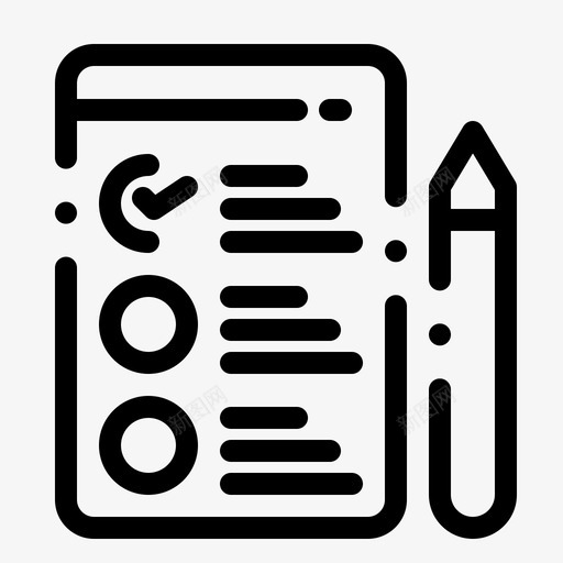 简历工作求职图标svg_新图网 https://ixintu.com 工作 找工作 求职 简历 虚线