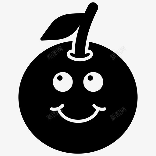 橙色笑脸表情符号情感图标svg_新图网 https://ixintu.com 图标 情感 星星 橙色 笑脸 符号 表情