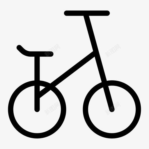 自行车小孩玩具图标svg_新图网 https://ixintu.com 小孩 玩具 自行车
