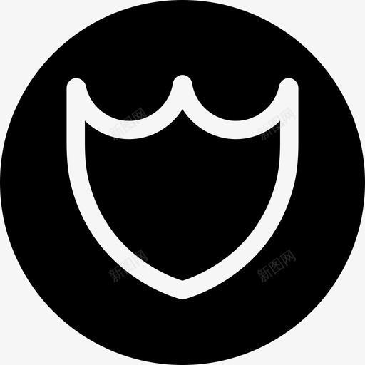屏蔽防盗保护图标svg_新图网 https://ixintu.com 保护 屏蔽 徽章 用户界面 界面 病毒 防盗