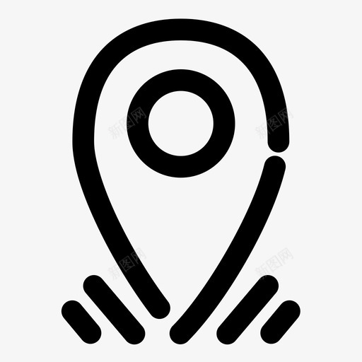 标记抽象圆形图标svg_新图网 https://ixintu.com 几何图形 圆形 形状 抽象 标记 随机间隙粗体