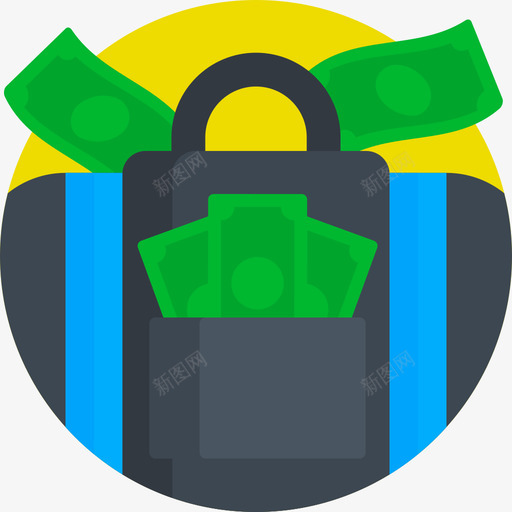 钱袋超级英雄17平的图标svg_新图网 https://ixintu.com 平的 英雄 超级 钱袋