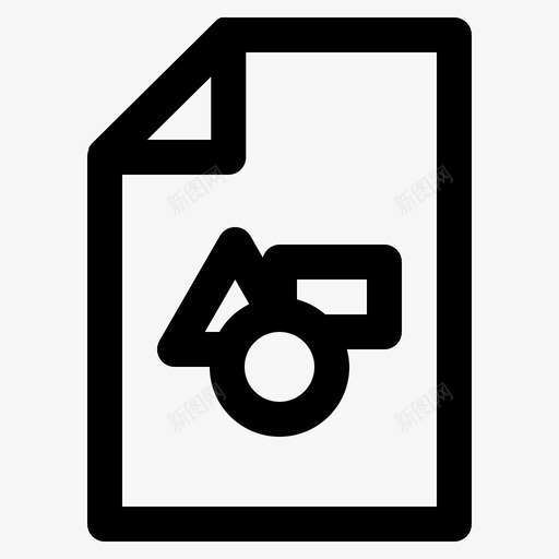 多媒体文件文件办公室图标svg_新图网 https://ixintu.com 办公室 媒体文件 文件 纸张