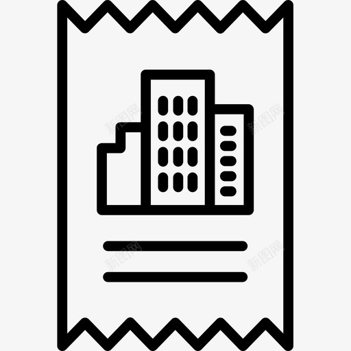 比尔151号酒店直线图标svg_新图网 https://ixintu.com 151号酒店 比尔 直线