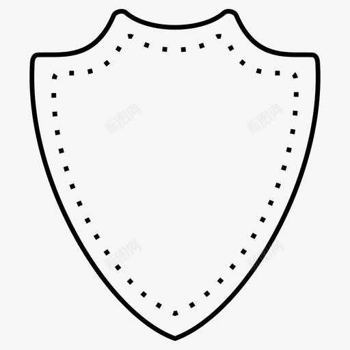 安全标志徽章保护图标svg_新图网 https://ixintu.com 保护 安保 安全 徽章 标志 系统