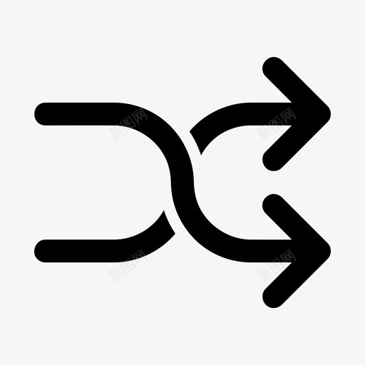 向右旋转箭头随机移动图标svg_新图网 https://ixintu.com 向右 旋转 直线 移动 箭头 随机