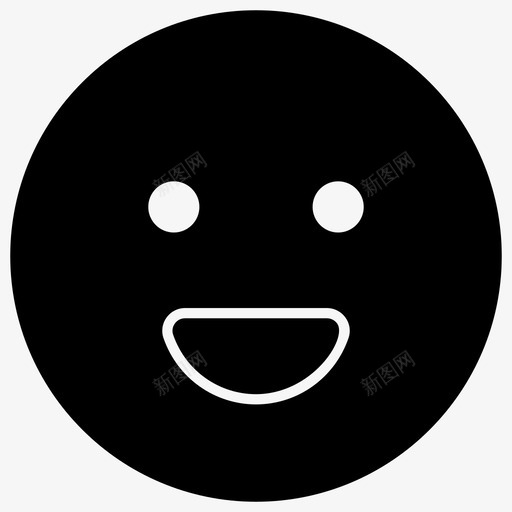 笑脸表情符号情感图标svg_新图网 https://ixintu.com 情感 笑脸 表情符号 表情符号矢量图标