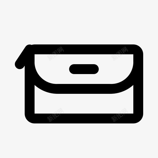 吊袋书包腰包图标svg_新图网 https://ixintu.com 书包 包模型 吊袋 模型 腰包