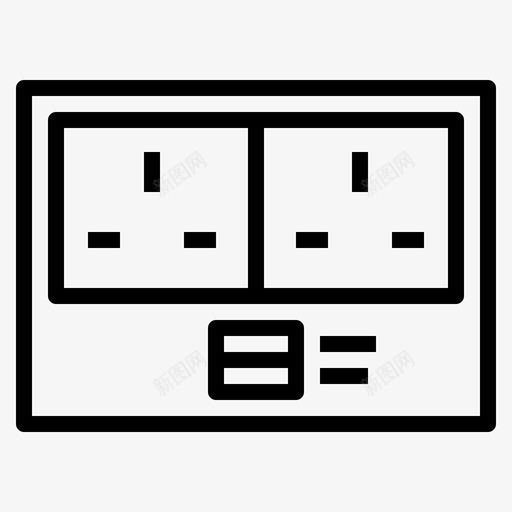 工具和器具连接电气图标svg_新图网 https://ixintu.com 器具 家居装饰 工具 插件 插座 电子 电气 连接