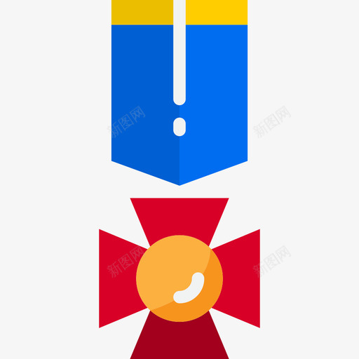 奖章奖品和奖章3平的图标svg_新图网 https://ixintu.com 奖品 奖章 平的