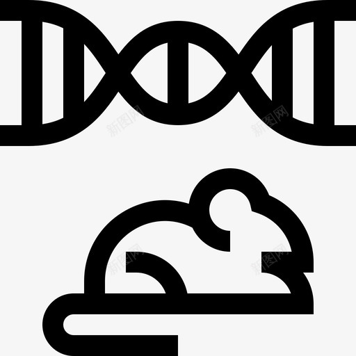 Dna实验室16线性图标svg_新图网 https://ixintu.com Dna 实验室16 线性