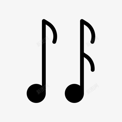 音调音频音乐图标svg_新图网 https://ixintu.com 多媒体 歌曲 节奏 音乐 音调 音频