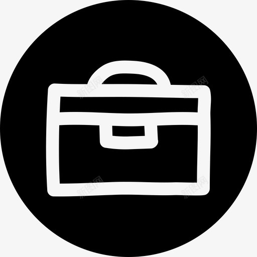 公文包档案包图标svg_新图网 https://ixintu.com 公文包 办公室 徽章 文件 档案 涂鸦 用户界面