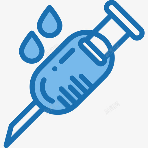 注射器医疗和医院3蓝色图标svg_新图网 https://ixintu.com 医疗 医院 注射器 蓝色