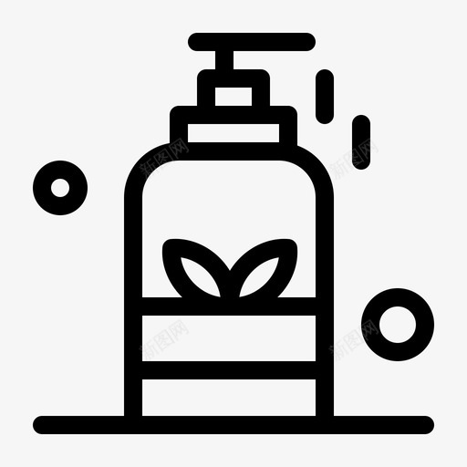 美容按摩精油图标svg_新图网 https://ixintu.com spa 按摩 放松 瑜伽 皂液 精油 美容