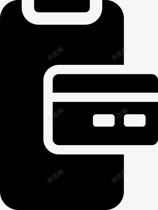 信用卡设备手机图标svg_新图网 https://ixintu.com 信用卡 充值 手机 支付 电话 设备