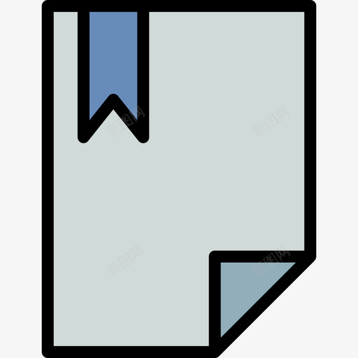 纸张书签标签4线颜色图标svg_新图网 https://ixintu.com 书签 标签 纸张 颜色