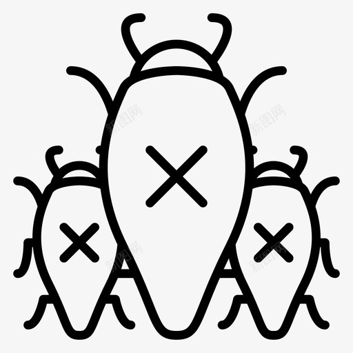 错误恶意软件页面图标svg_新图网 https://ixintu.com 恶意 病毒 网络 软件 错误 页面