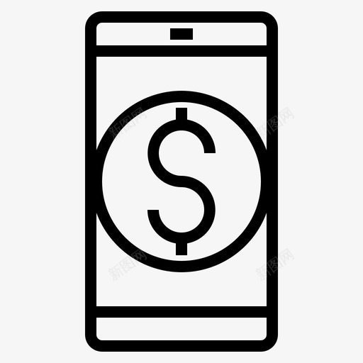 销售应用程序卡信用卡图标svg_新图网 https://ixintu.com 信用卡 在线 应用程序 支付 货币 销售