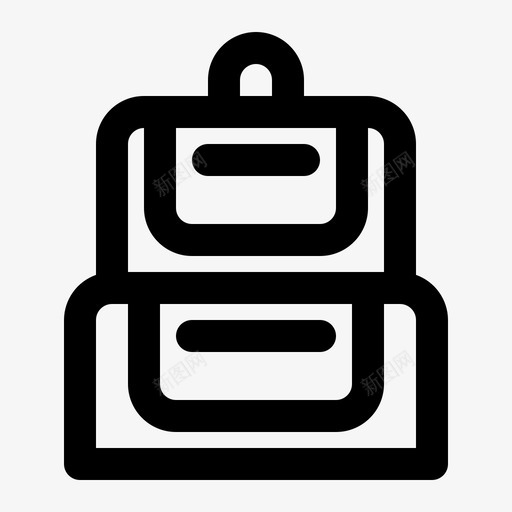 背包假日夏季图标svg_新图网 https://ixintu.com loka ui 假日 夏季 度假 系列 背包