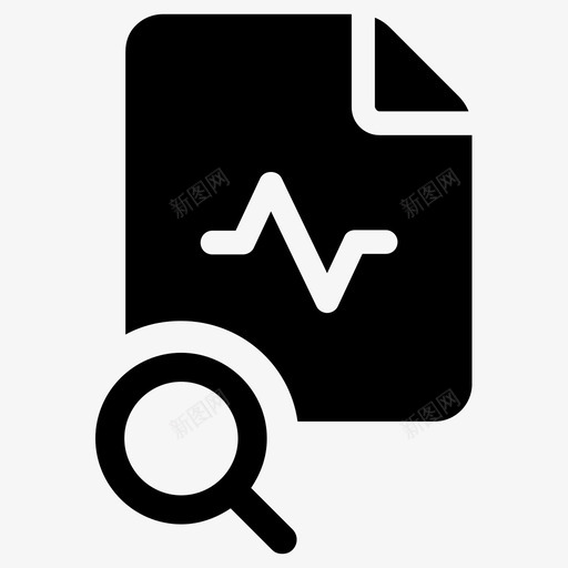 分析记录表现图标svg_新图网 https://ixintu.com 分析 研究 表现 记录