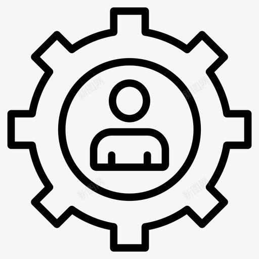 帐户配置首选项图标svg_新图网 https://ixintu.com 专业 业行 作业 图标 帐户 用户 设置 配置 首选项