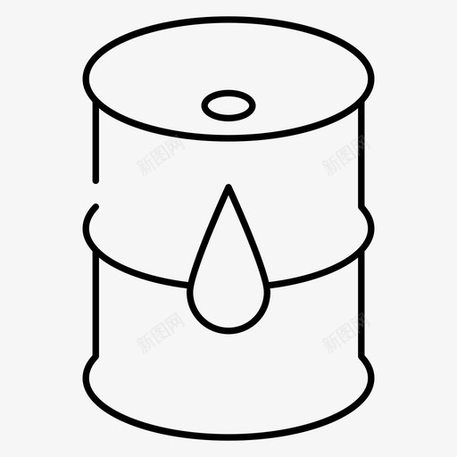 桶燃料油图标svg_新图网 https://ixintu.com 桶 汽油 油 油桶 燃料 生态自然线图标