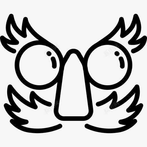 面具巴西狂欢节图标svg_新图网 https://ixintu.com 巴西 巴西狂欢节 派对 狂欢节 节日 面具