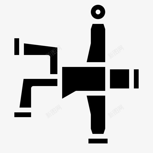 嘻哈霹雳舞舞者图标svg_新图网 https://ixintu.com 嘻哈 舞者 舞蹈 锻炼 霹雳