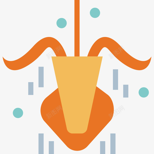 鱿鱼海鲜2扁平图标svg_新图网 https://ixintu.com 扁平 海鲜 鱿鱼