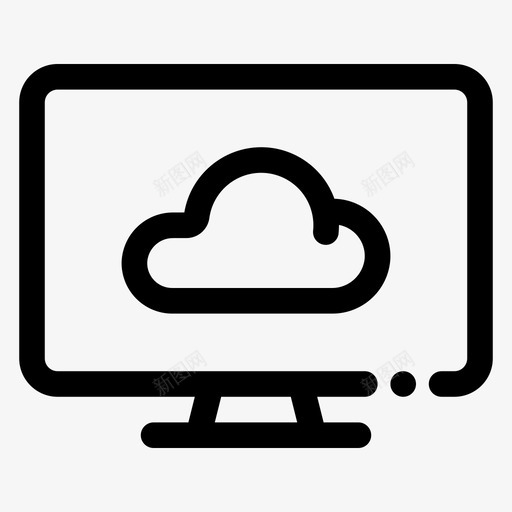 屏幕云游戏pc图标svg_新图网 https://ixintu.com pc 交互 屏幕 游戏 电视