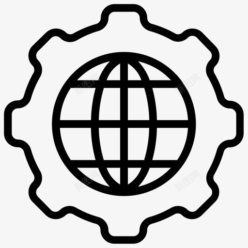 国际规则设置宇宙图标svg_新图网 https://ixintu.com 世界 国际规则 宇宙 最流行 设置