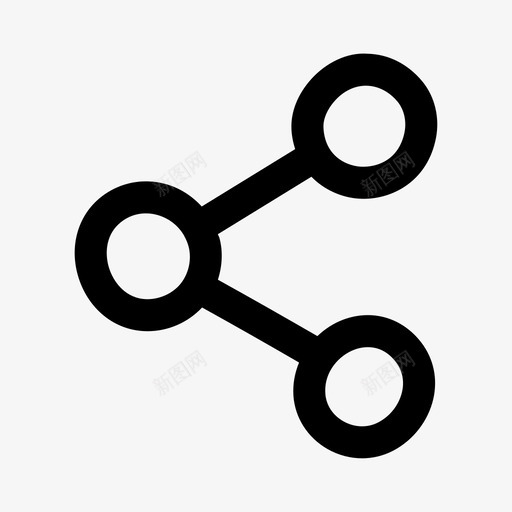 共享连接社交图标svg_新图网 https://ixintu.com 共享 涂鸦 用户界面 社交 连接