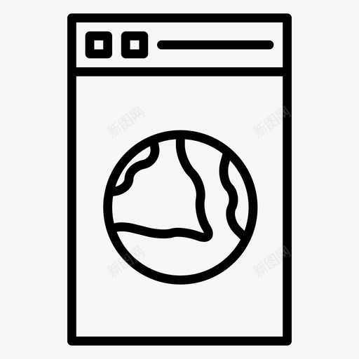 浏览器连接全球图标svg_新图网 https://ixintu.com 世界 互联网 全球 共享 浏览器 网络 连接