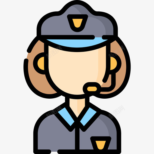 呼叫中心呼叫中心头像14线性颜色图标svg_新图网 https://ixintu.com 呼叫中心 呼叫中心头像14 线性颜色