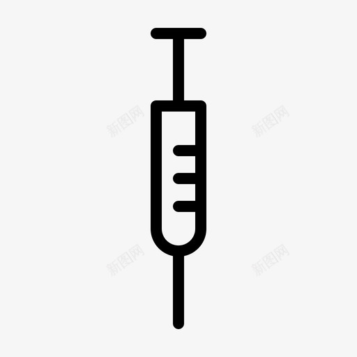 注射注射器疫苗图标svg_新图网 https://ixintu.com 医疗保健 注射 注射器 疫苗
