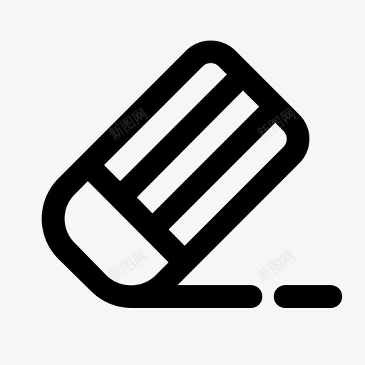 橡皮擦更改删除图标svg_新图网 https://ixintu.com 删除 大学 教育 更改 橡皮 橡皮擦