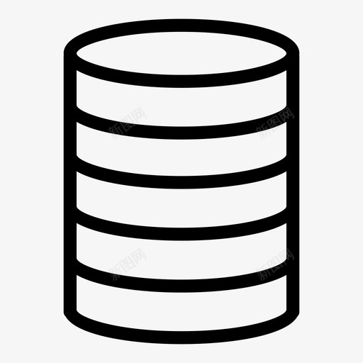 数据库数据中心大型机图标svg_新图网 https://ixintu.com 1卷 web 图标 大型机 存储 数据中心 数据库 服务器 用户界面