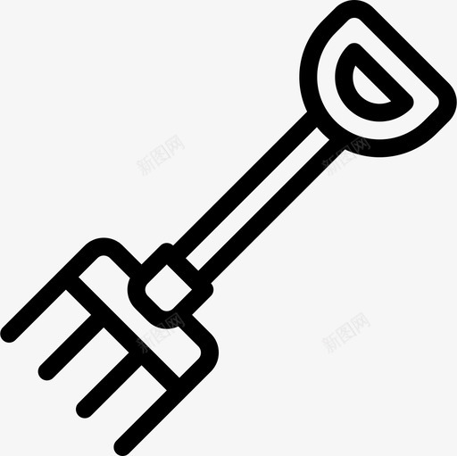 直线弹簧耙74图标svg_新图网 https://ixintu.com 直线弹簧耙74